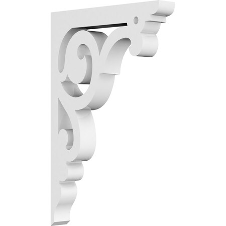Ekena Millwork Hurley Architectural Grade PVC Bracket, 5/8"W X 4"D X 6"H BKTP01X04X06HU
